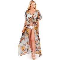 boutique ladies maxi chiffon printed kaftan womens blouse in green