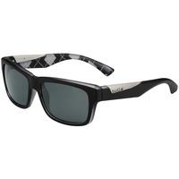 bolle jude sunglasses matt blackargyle white frame polarized tns oleo  ...