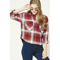 Boxy Flannel Check Shirt