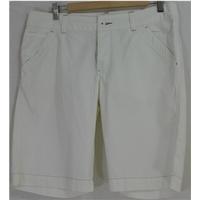 Boden - White Cotton Shorts - Size 14
