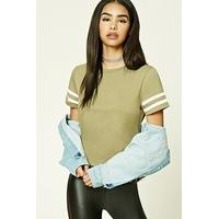 Boxy Varsity-Stripe Tee