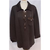 bonita size xl brown sweater