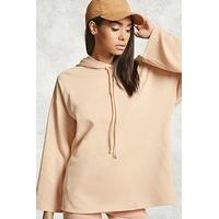 Boxy-Sleeve French Terry Hoodie