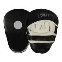 boxing mad curved leather hook jab pads