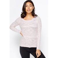 Bobble Knit Round Neck Jumper