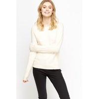 bobble knit zipped back jumper