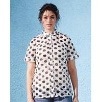 Boxy Eyelet Shirt