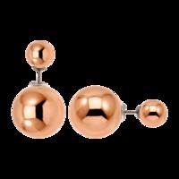 BONBON TITANIUM & ROSE PLATED EARRINGS