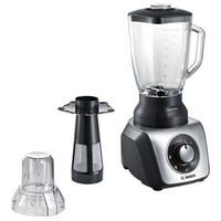 bosch mmb64g3mgb silentmixx blender in black brushed steel 800w 1 5l