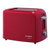 bosch tat3a014gb 2 slice toaster in red