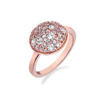 Bouquet Rose Gold Plated Sterling Silver Ring