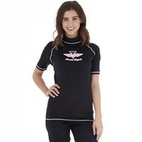 Board Angels Womens Rash Vest Black