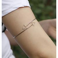 Body Jewelry Arm Cuff/Arm bands Unique Design Fashion Simple Style Jewelry Gold Silver Jewelry Party Birthday Gift 1pc