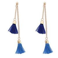 Bohemian fashion nail tassel earrings