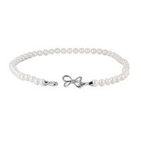 bow obsession pearl necklace