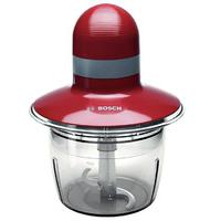Bosch MMR08R1GB 400w Universal Chopper with beaker and lid Red