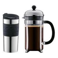 Bodum Chambord 1.0 l + Travel Mug Set