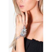 Boutique Diamante Hand Harness - clear