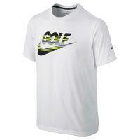 Boys Amplify Tee Shirt-White/Volt