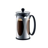 Bodum 10701-16 Kenya 8 Cup French Press Coffee Maker, Stainless Steel, 34-Ounce