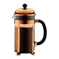 bodum chambord coffee maker 8 cups 10l in copper
