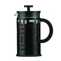 Bodum 1 Litre 34 oz 8-Cup Stainless Steel Frame Eileen Coffee Maker in Black