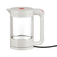 Bodum Bistro Double Wall 1.1lt Glass Kettle In White