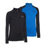 Boys UA Tech &Acirc;&frac14; Zip T-Shirt