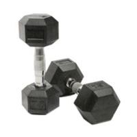 Bodymax Rubber Hex Dumbbells 2 x 7.5kg