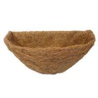 bq brown natural fibre hanging basket liner
