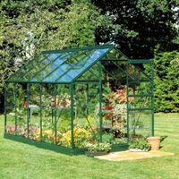 bq metal 6x10 toughened safety glass greenhouse