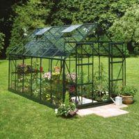 bq metal 8x12 horticultural glass greenhouse