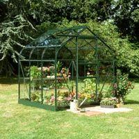 bq metal 6x6 toughened safety glass greenhouse