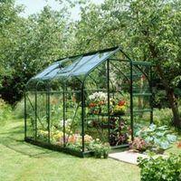 bq metal 6x8 horticultural glass greenhouse