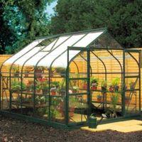 bq metal 8x10 toughened safety glass greenhouse