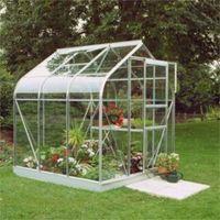 B&Q Metal 6X6 Horticultural Glass Greenhouse