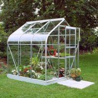 bq metal 6x6 toughened safety glass greenhouse