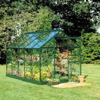 bq metal 6x6 toughened safety glass greenhouse