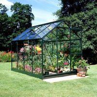 B&Q Metal 6X8 Horticultural Glass Greenhouse