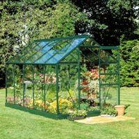 B&Q Metal 6X8 Toughened Safety Glass Greenhouse