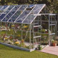 B&Q Premier Metal 8X14 Horticultural Glass Greenhouse