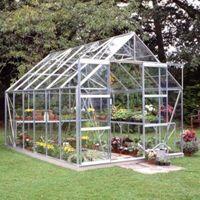 bq premier metal 8x12 horticultural glass greenhouse