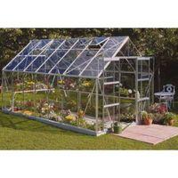 bq metal 8x14 toughened safety glass greenhouse