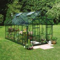 bq metal 8x10 horticultural glass greenhouse