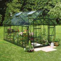 bq metal 8x14 horticultural glass greenhouse