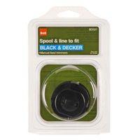 B&Q Spool & Line to Fit Black & Decker Models (T)1.3mm