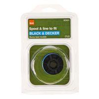 B&Q Spool & Line to Fit Black & Decker Models (T)1.5mm