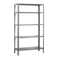 bq 5 shelf steel shelving unit