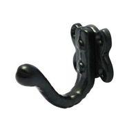 B&Q Black Steel Hat & Coat Hook