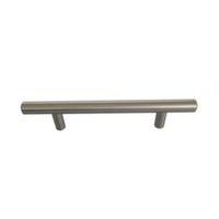 bq satin nickel straight interior door pull cabinet handle